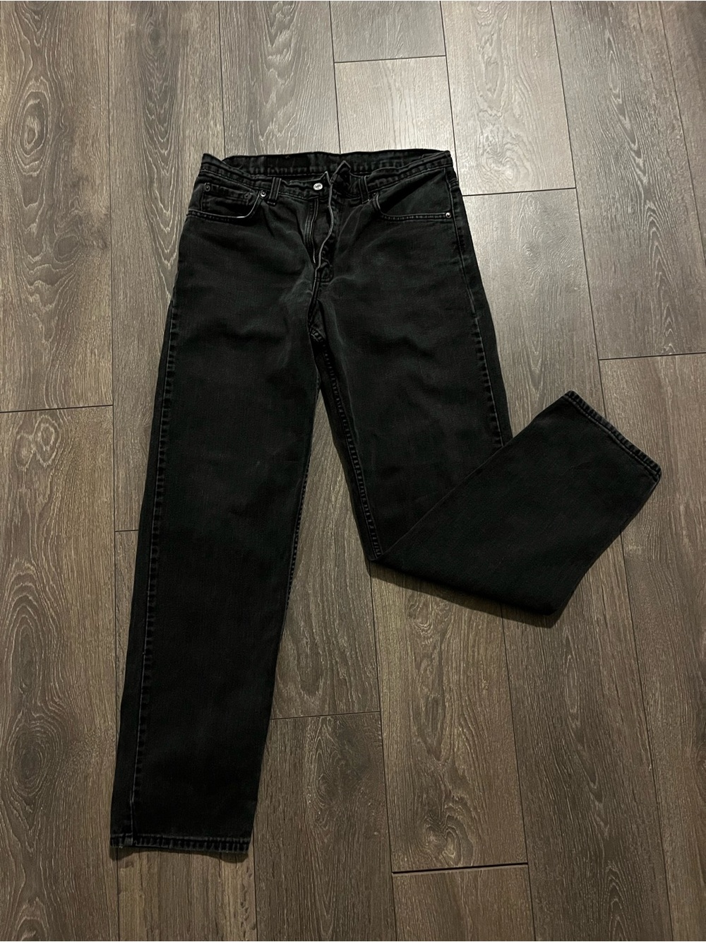 Levi's Black Slim Straight Jeans